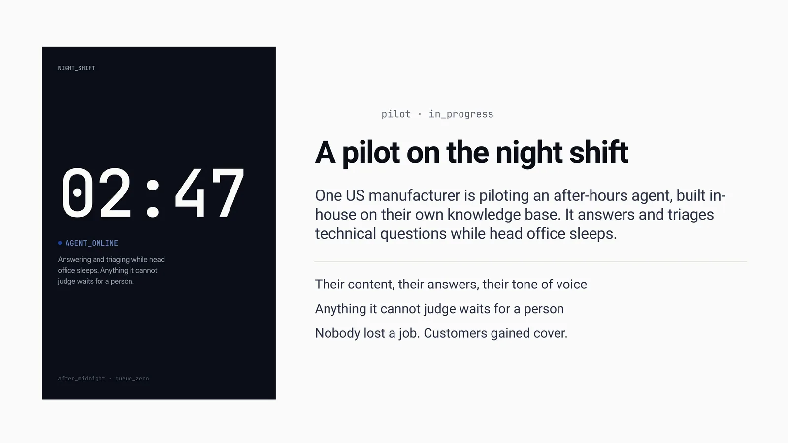 Slide 13 of Customer First, Every Day
